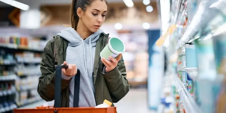 этикетках в США