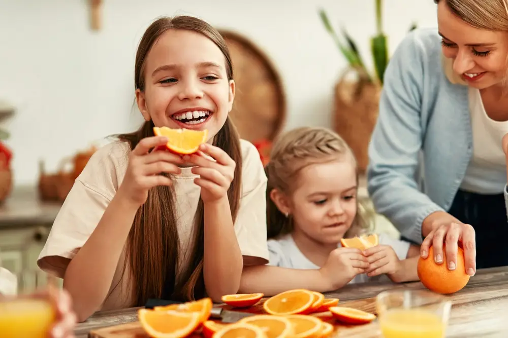 Здоровое питание предотвращает раннее половое созревание у девочек