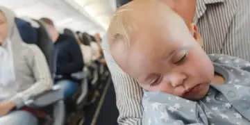 перелет с младенцем