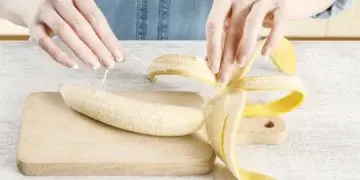 Волокна-ниточки на бананах