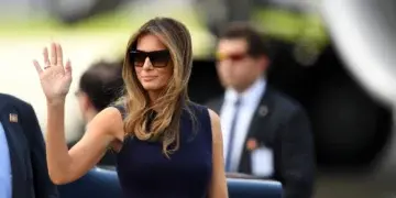 Новое платье Мелании Трамп